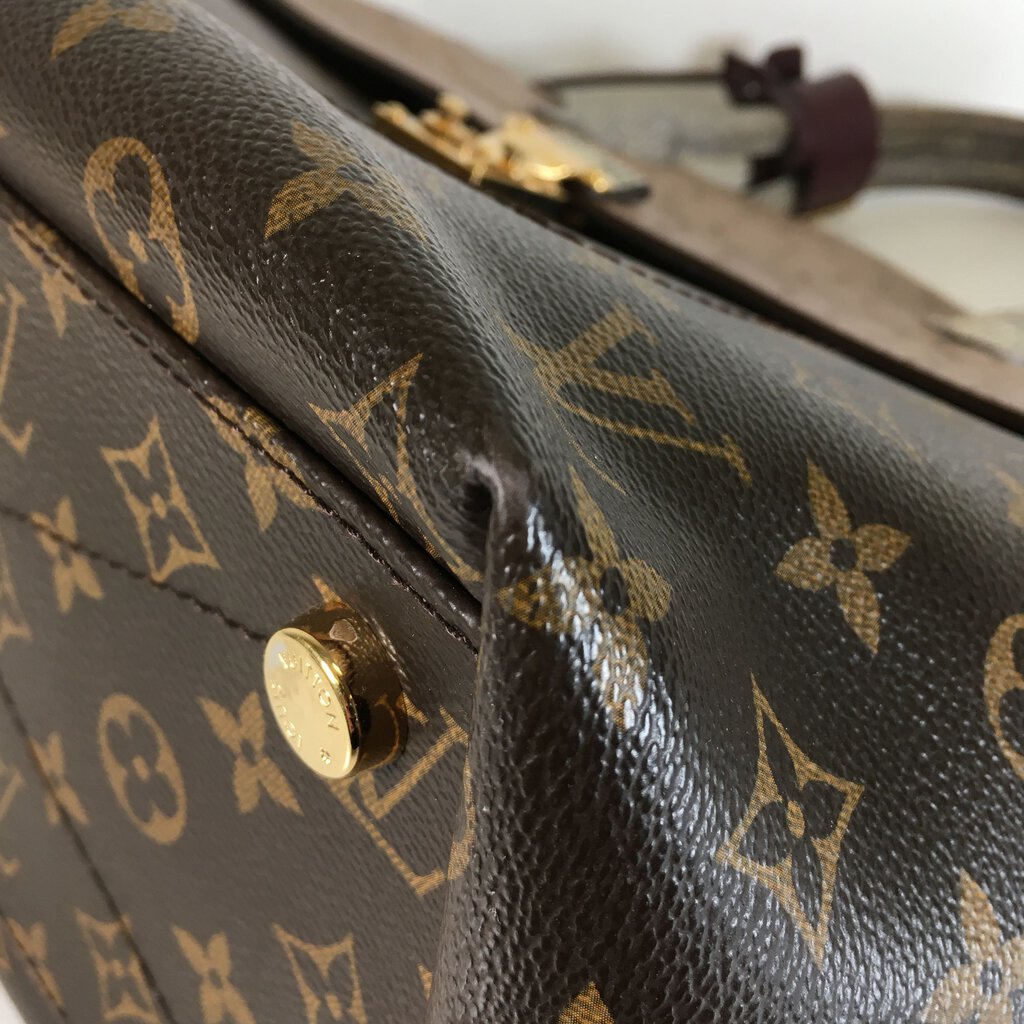 Louis Vuitton Majesteux Python Mm Bordeaux