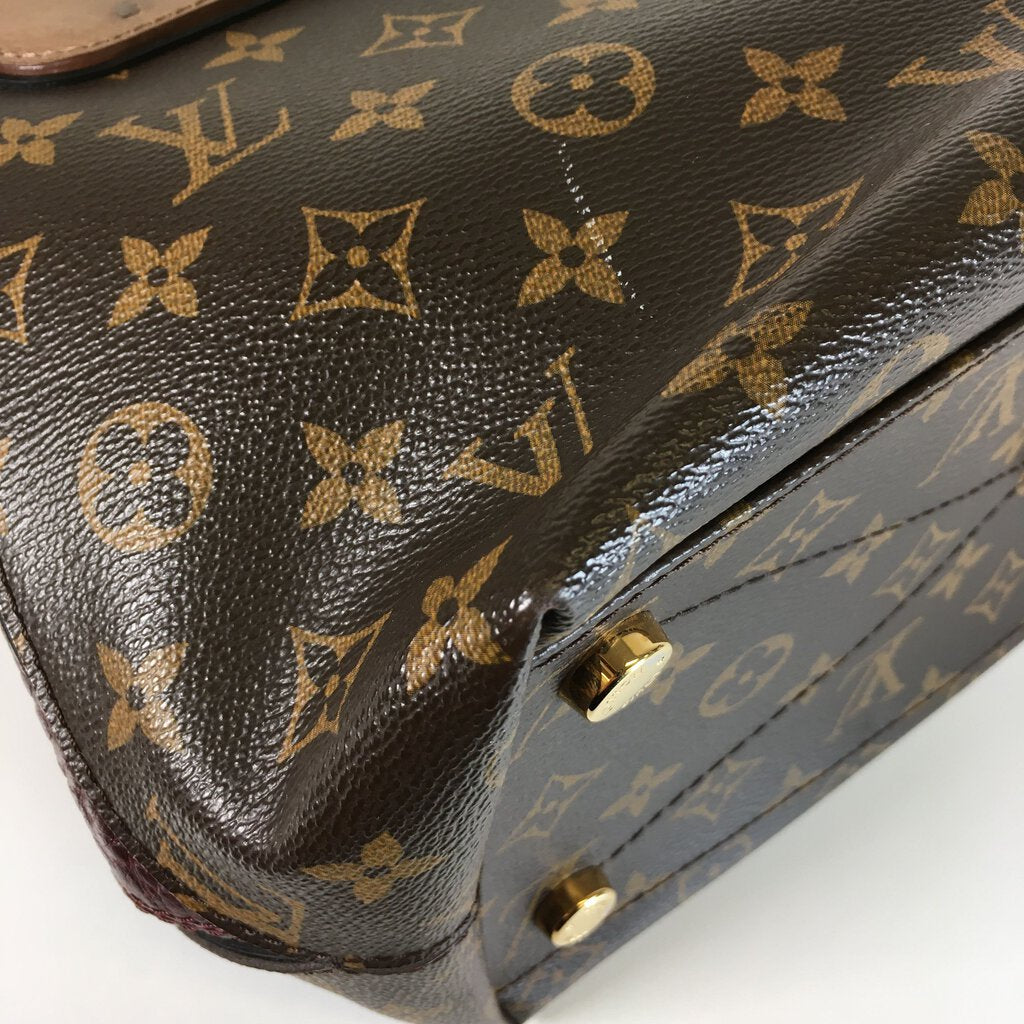 Louis Vuitton Majesteux Python Mm Bordeaux