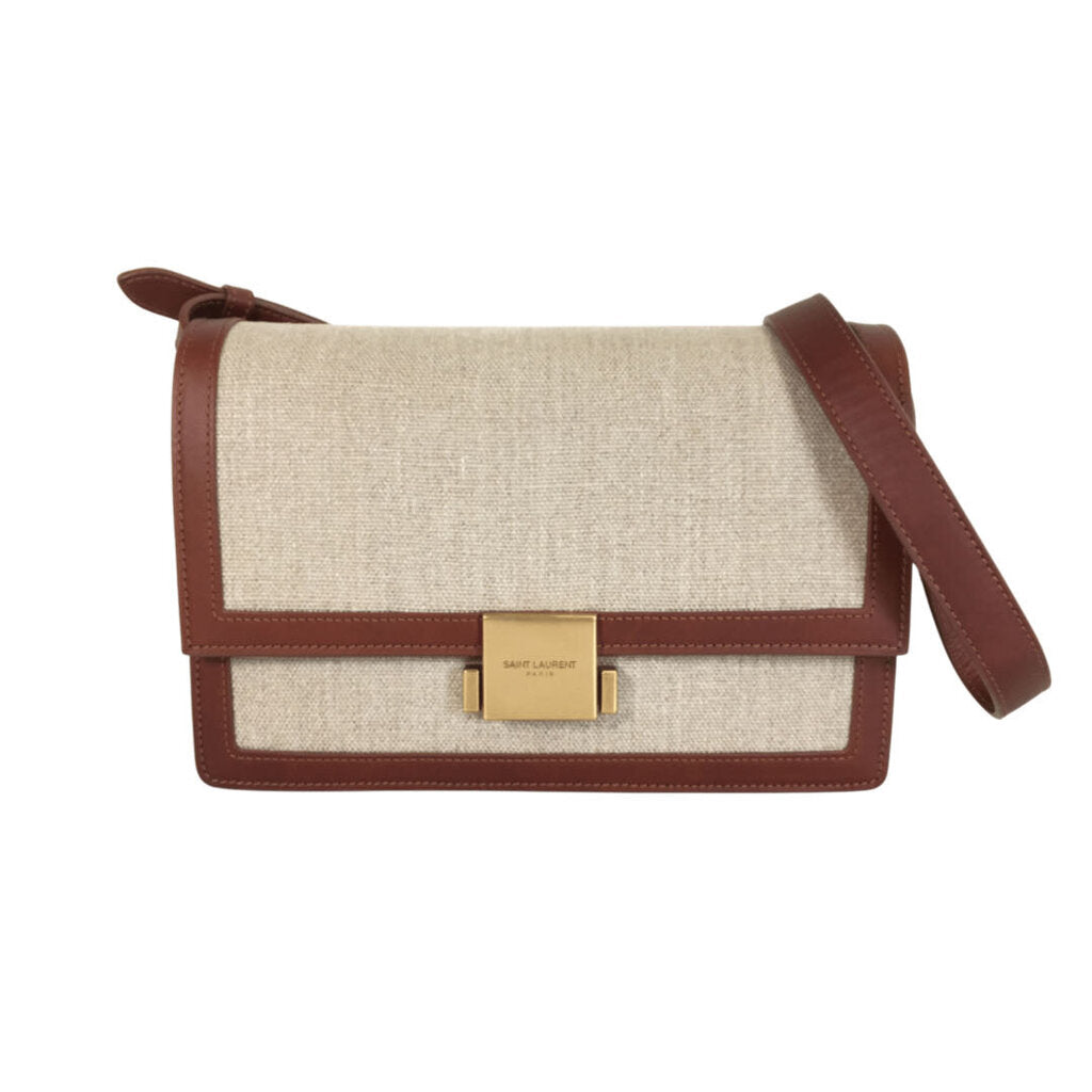 Saint Laurent (YSL) Bellechasse Beige Canvas