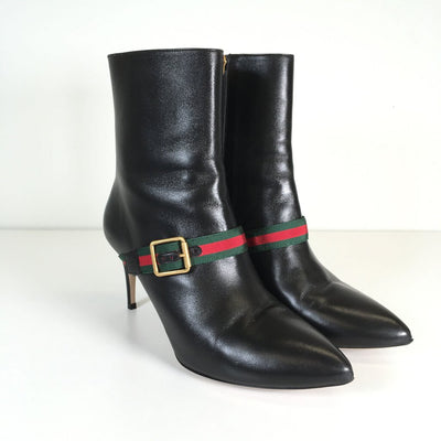 Gucci Nappa Sylvie Boots