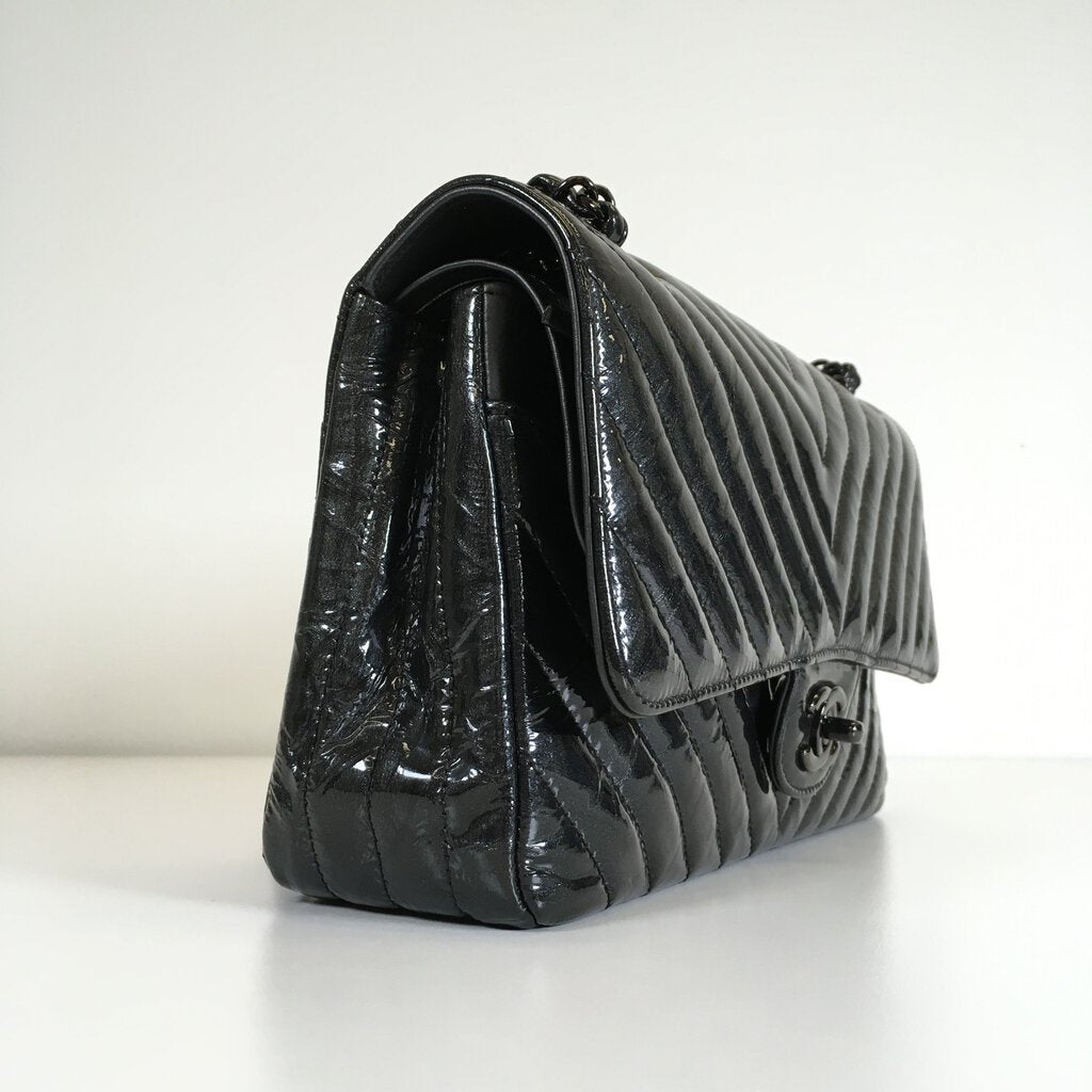 Chanel Chevron ML Flap