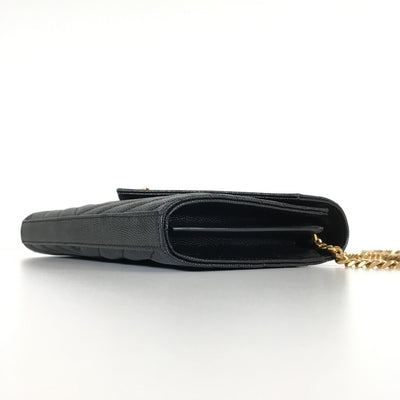 Saint Laurent (YSL) Matelasse Wallet on Chain