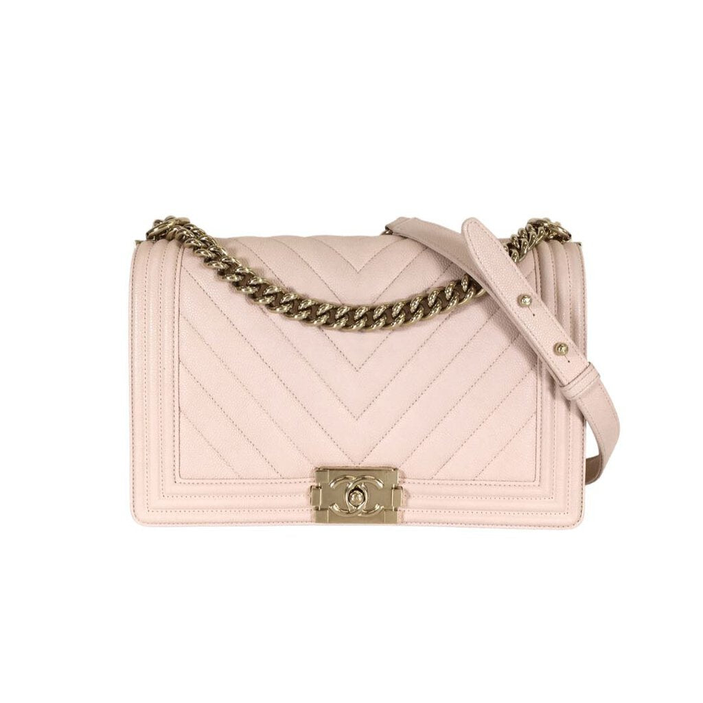 Chanel Chevron Boy Bag