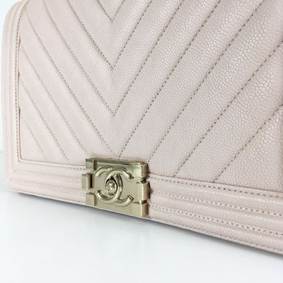 Chanel Chevron Boy Bag