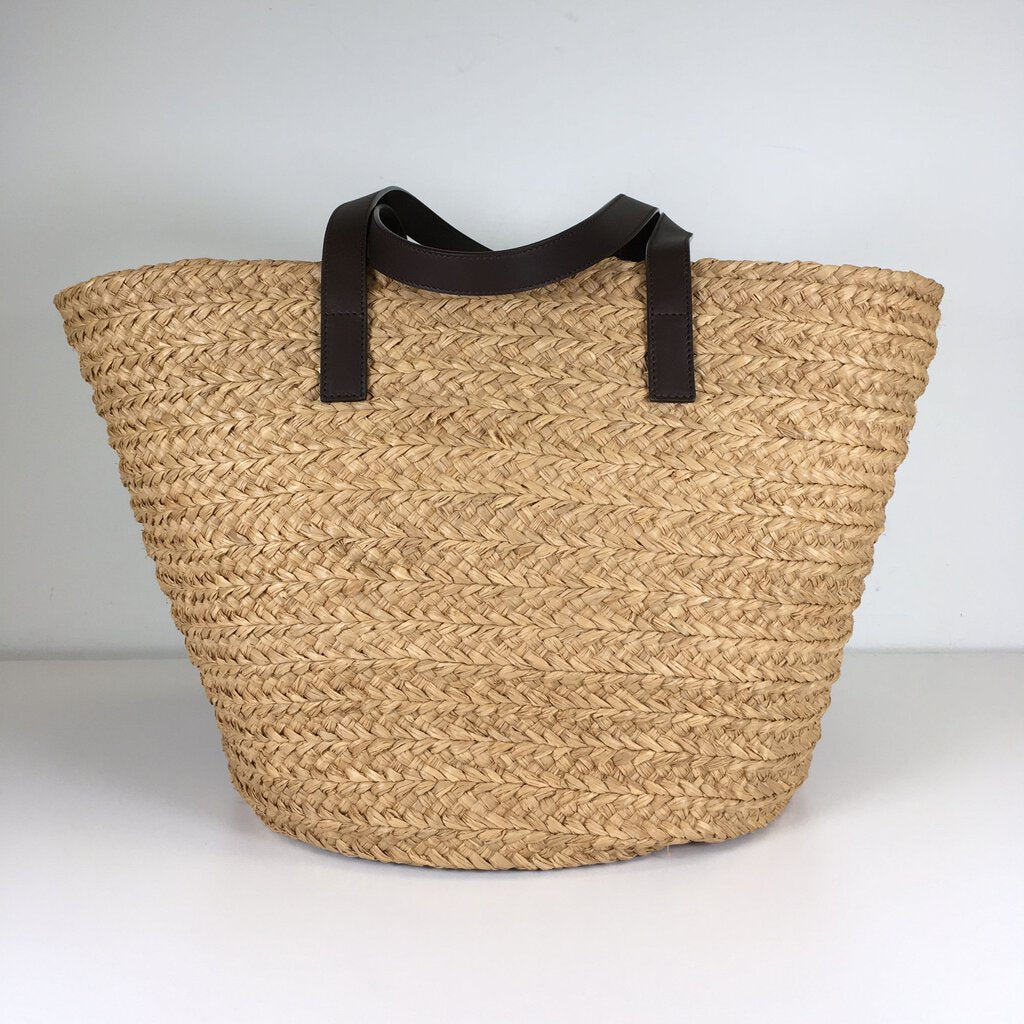 Saint Laurent (YSL) Raffia Panier Tote