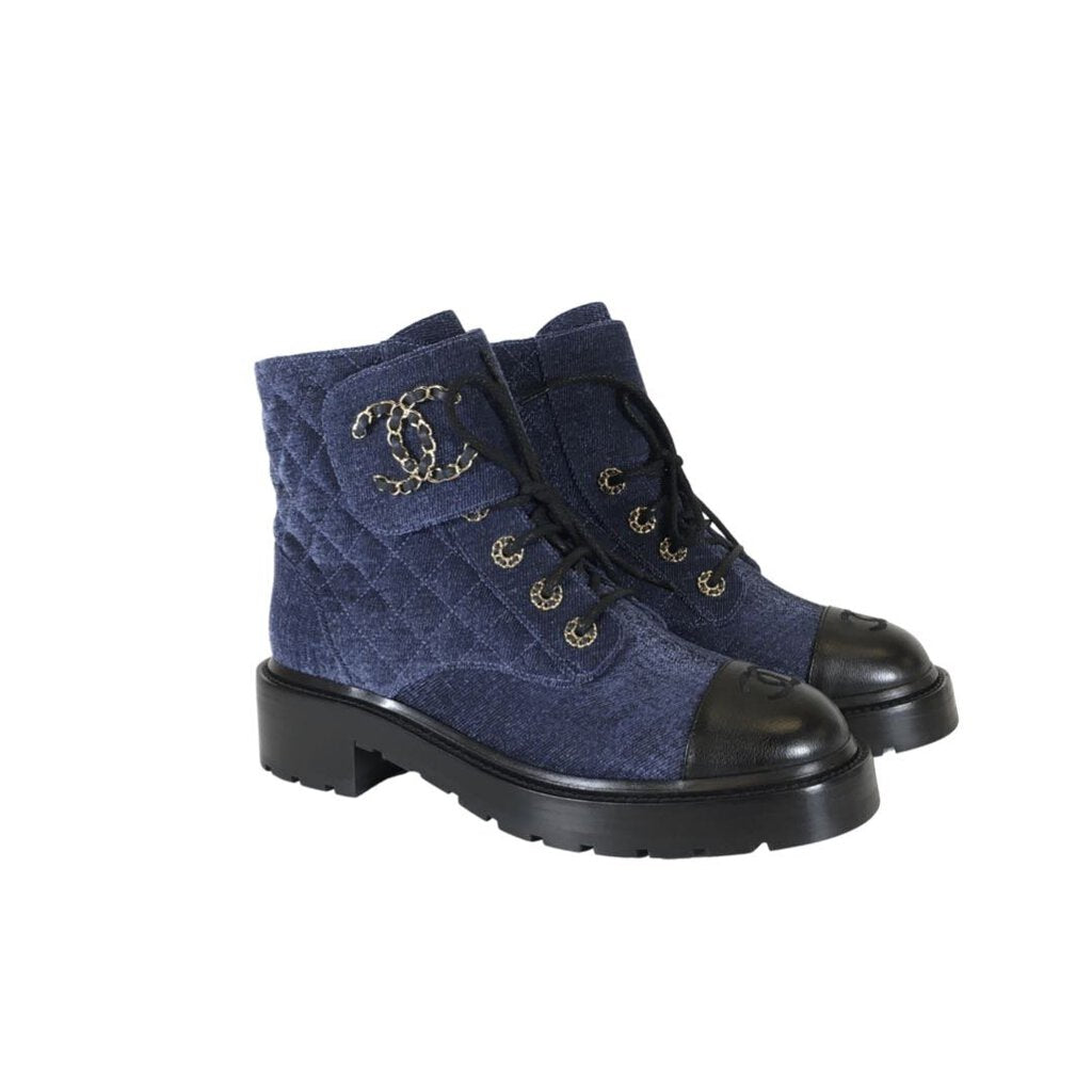 Chanel Combat Boots