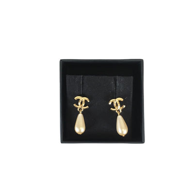 Chanel Pearl Drop Earrings