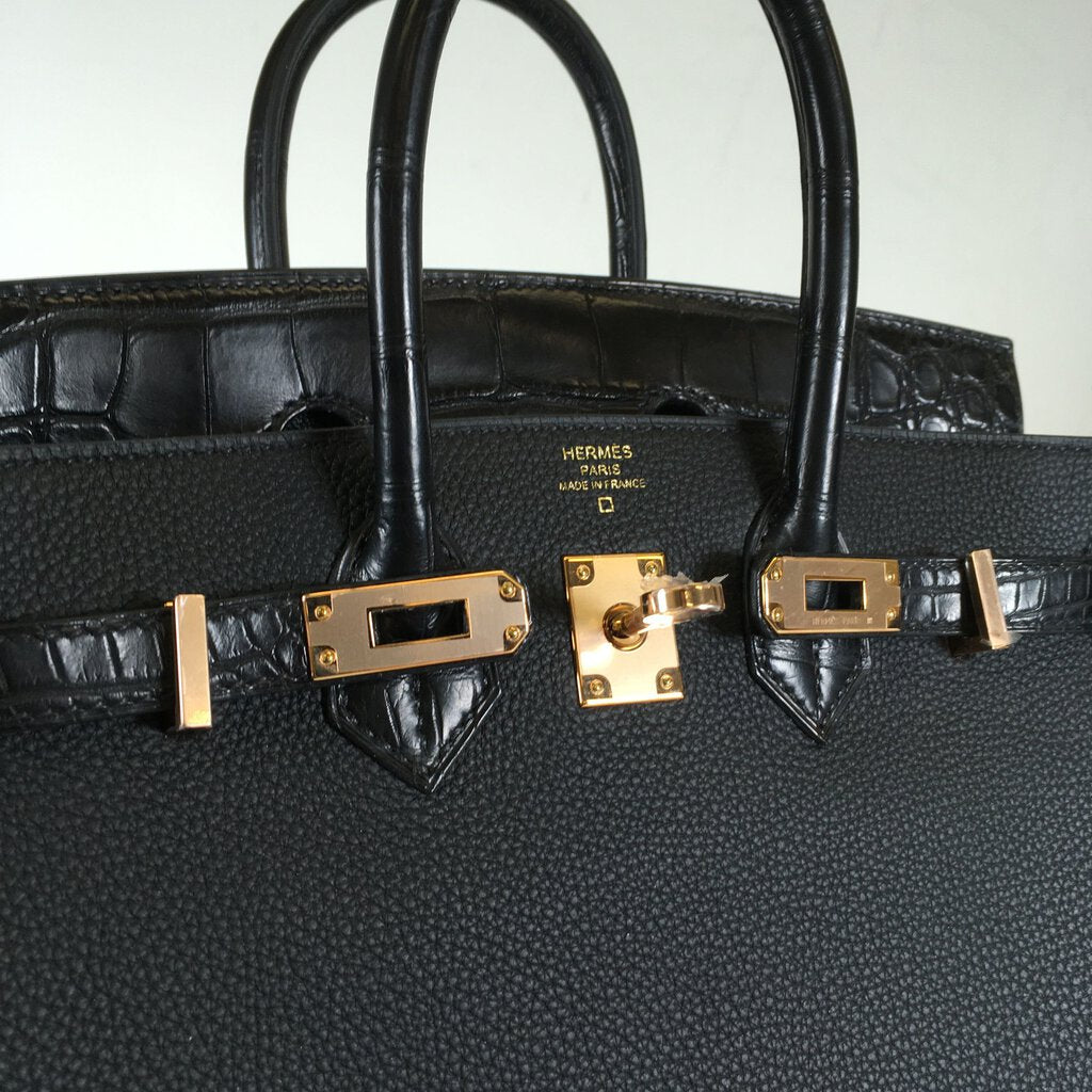 Hermes Birkin 25 Touch Black Matte