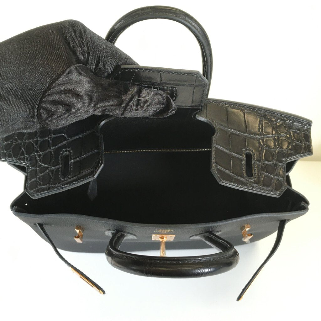 Hermes Birkin 25 Touch Black Matte