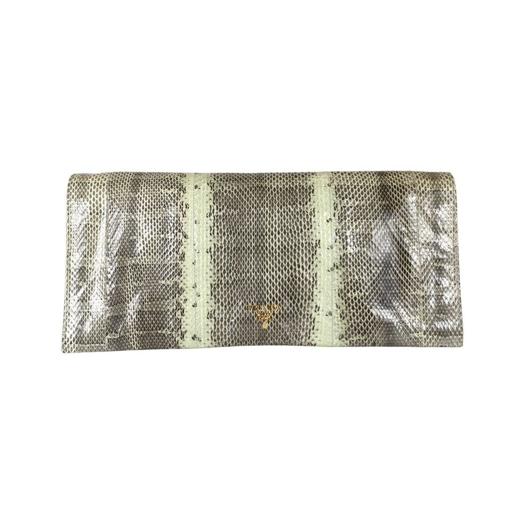 Prada Snakeskin Clutch