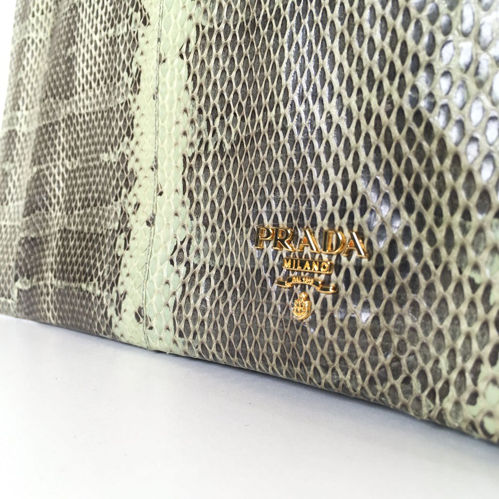 Prada Snakeskin Clutch