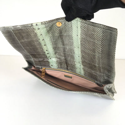 Prada Snakeskin Clutch