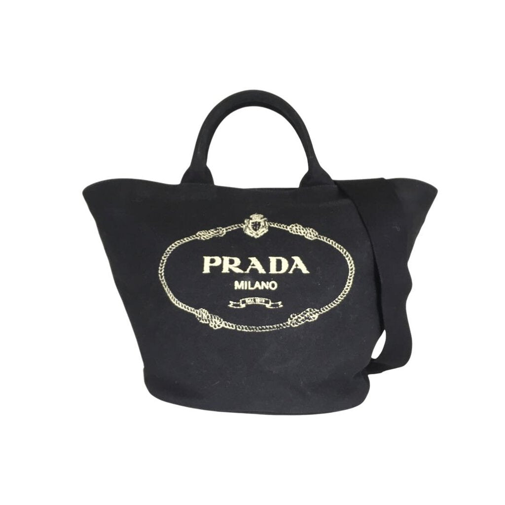 Prada Canapa Canvas Tote