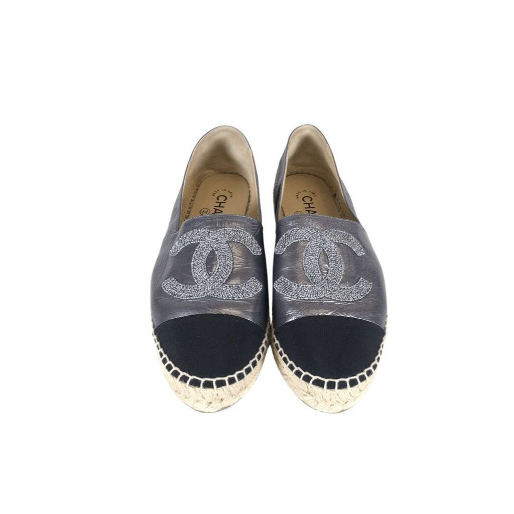 Chanel Metallic Espadrilles