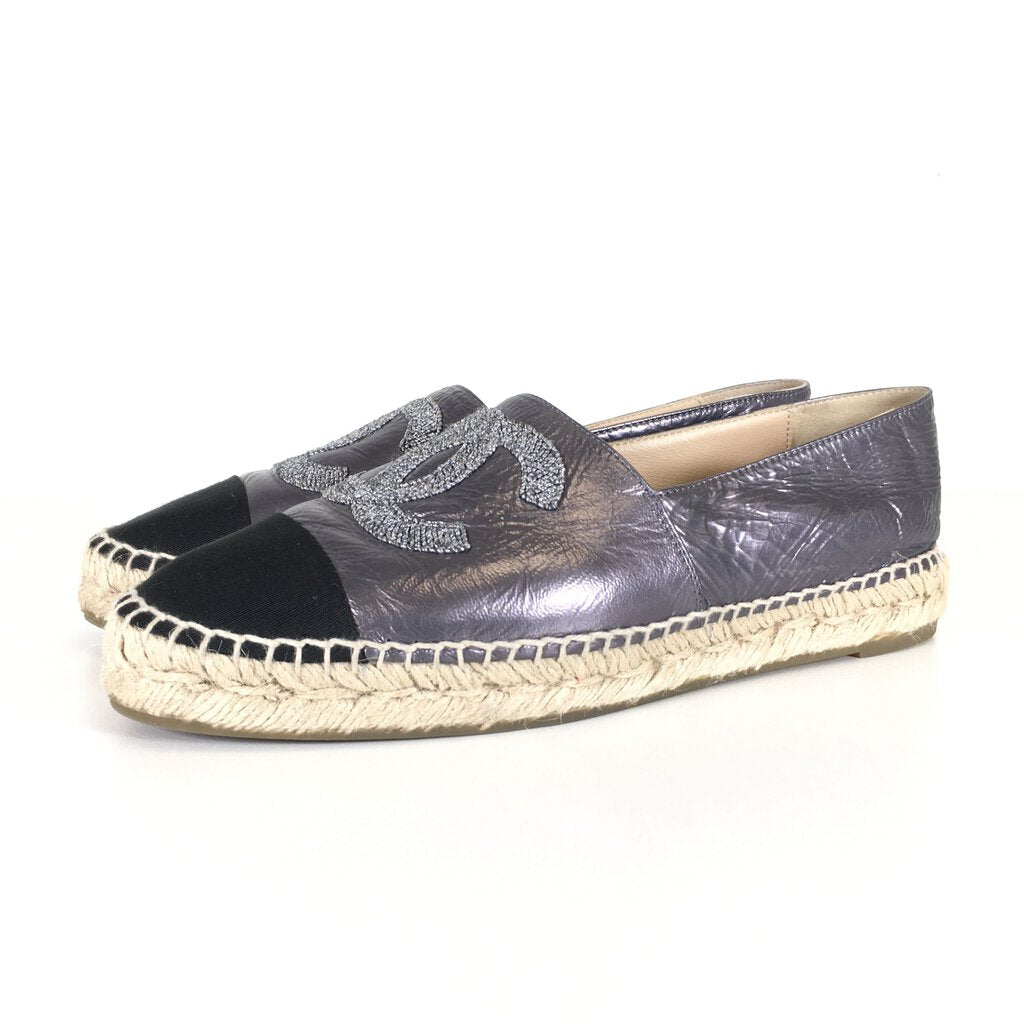 Chanel Metallic Espadrilles