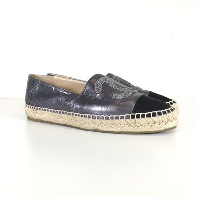 Chanel Metallic Espadrilles