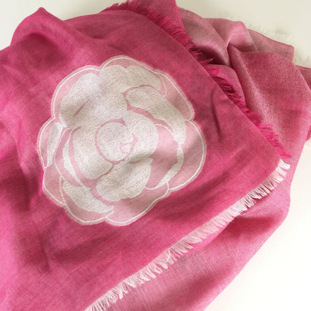 Chanel Camellia Scarf