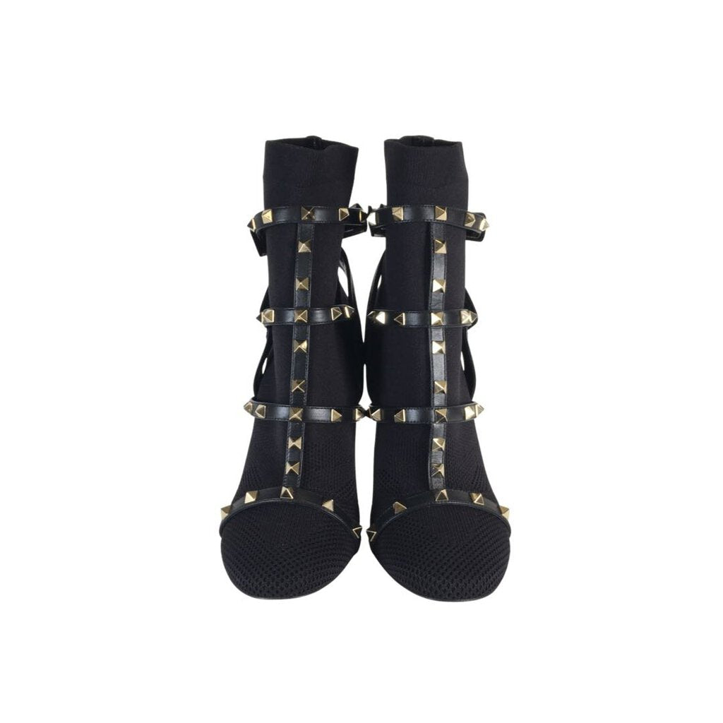 Valentino Rockstud Tronchetto Boots