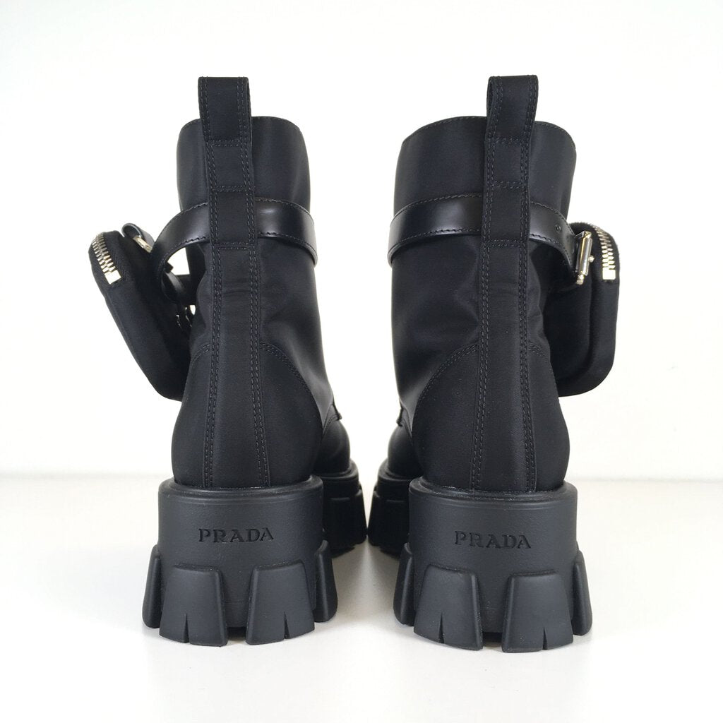 Prada Monolith Nylon Boots