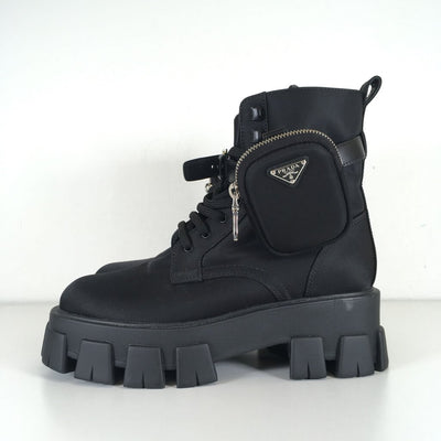 Prada Monolith Nylon Boots