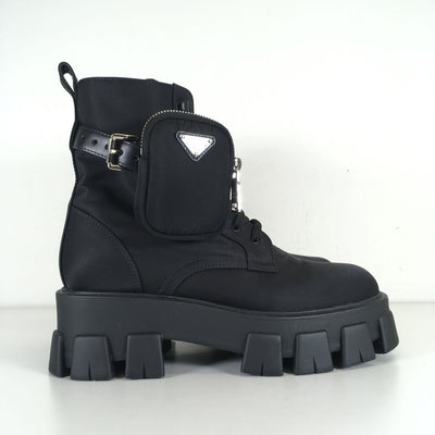 Prada Monolith Nylon Boots