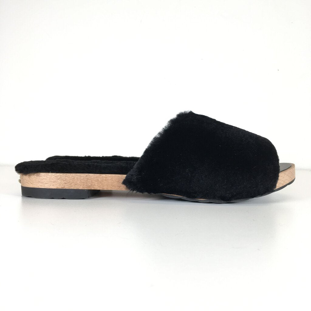 Chanel Fur Mules