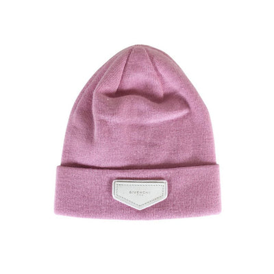 Givenchy Leather Patch Beanie