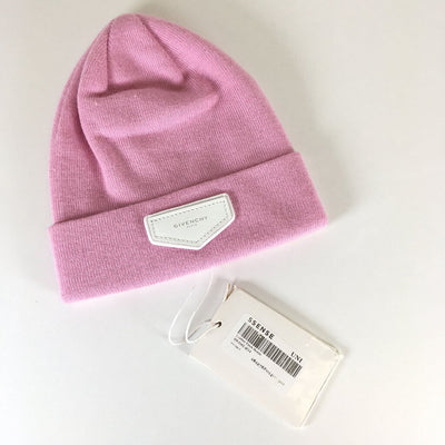 Givenchy Leather Patch Beanie