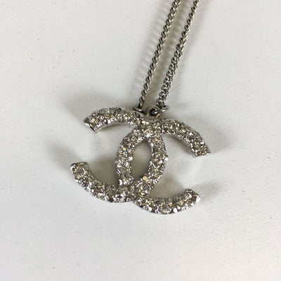 Chanel CC Silver Necklace