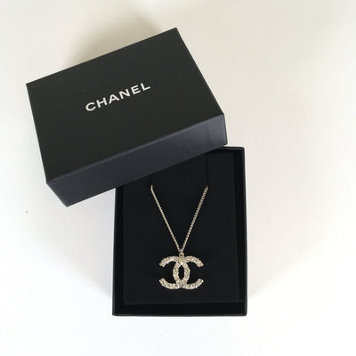 Chanel CC Silver Necklace