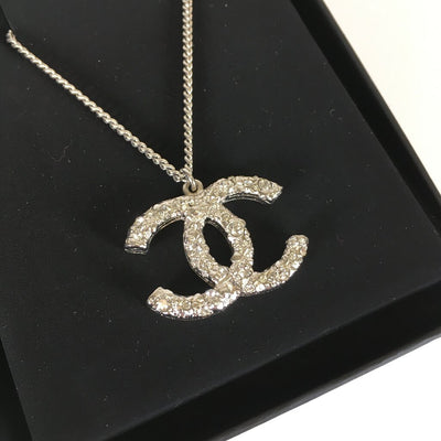 Chanel CC Silver Necklace