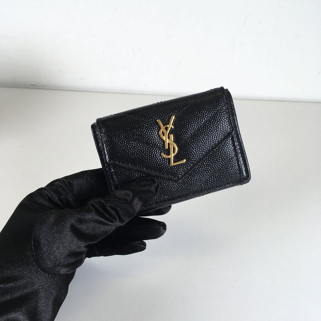 Saint Laurent (YSL) Tri Fold Wallet