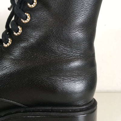 Chanel Combat Boots