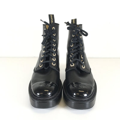 Chanel Combat Boots