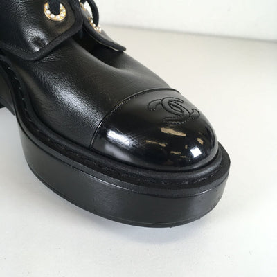 Chanel Combat Boots