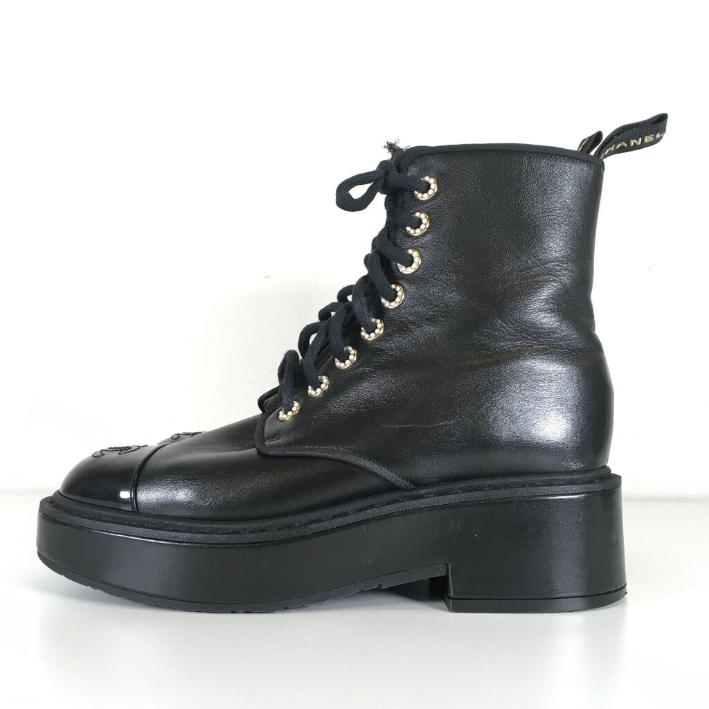 Chanel Combat Boots