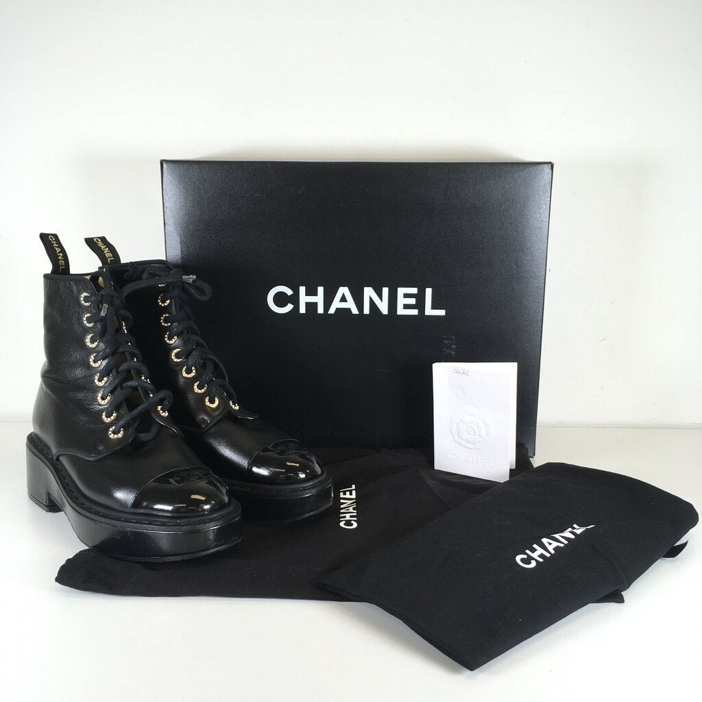 Chanel Combat Boots