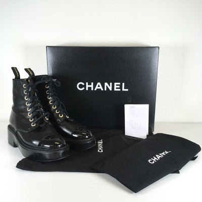 Chanel Combat Boots