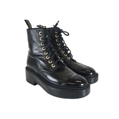 Chanel Combat Boots