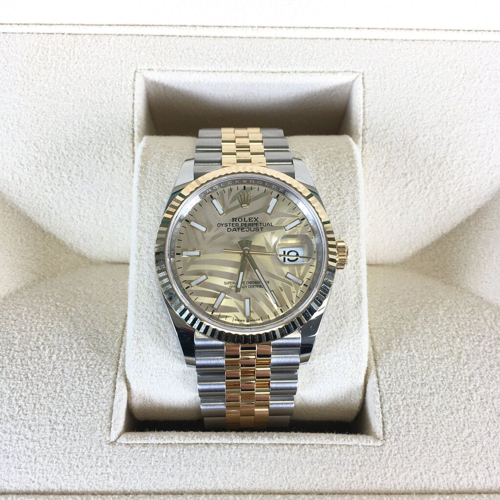 Rolex Datejust 36 Palm Motif