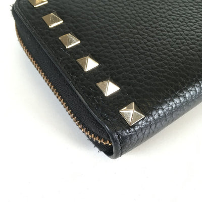 Valentino Rockstud Zippered Wallet