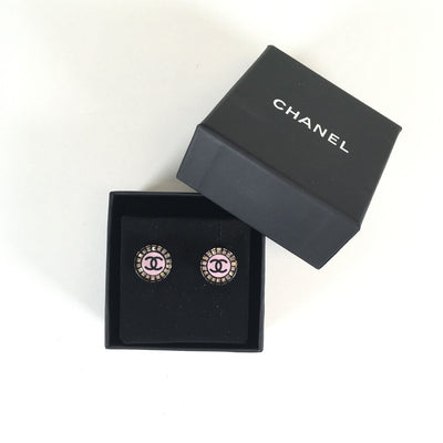 Chanel CC Resin Earrings