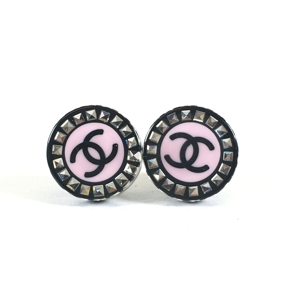 Chanel CC Resin Earrings