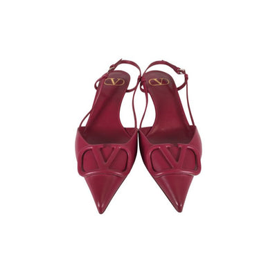 Valentino V Logo Signature Slingback Pumps