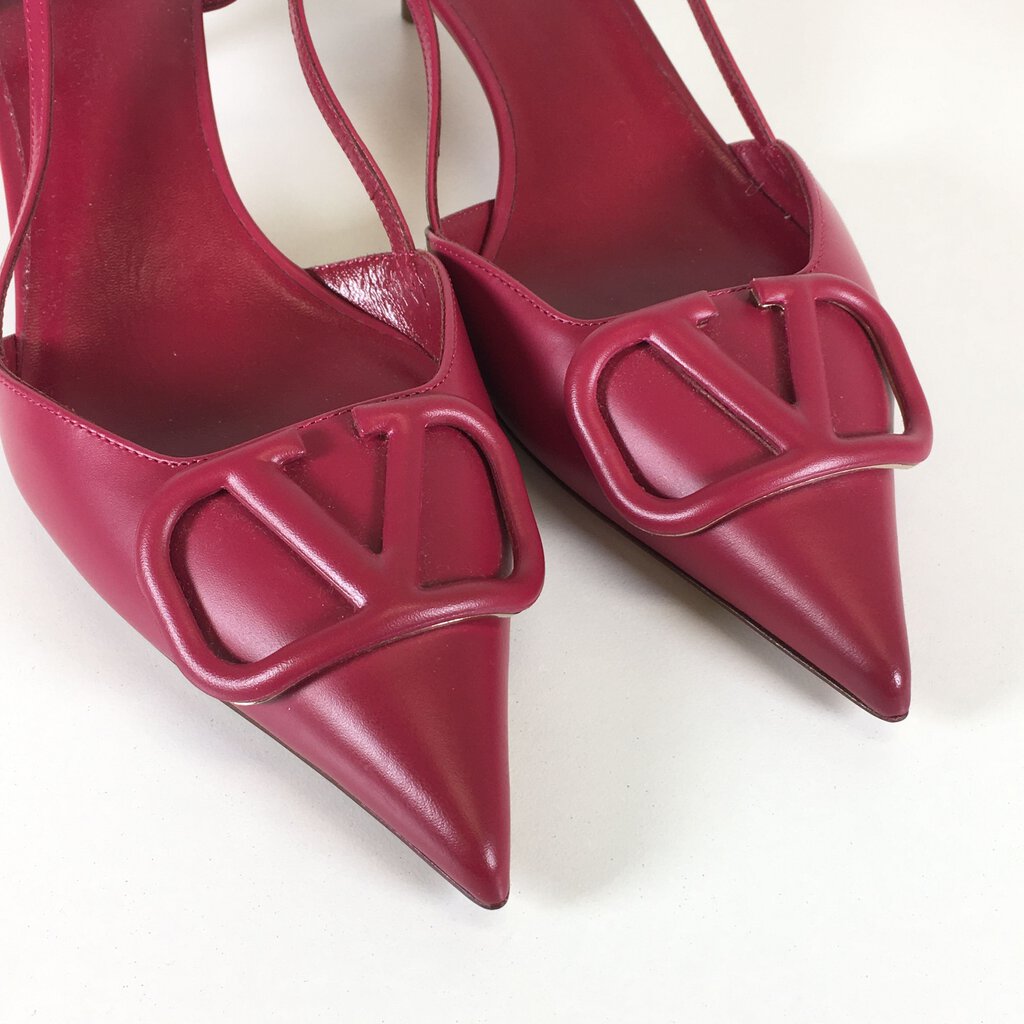 Valentino V Logo Signature Slingback Pumps