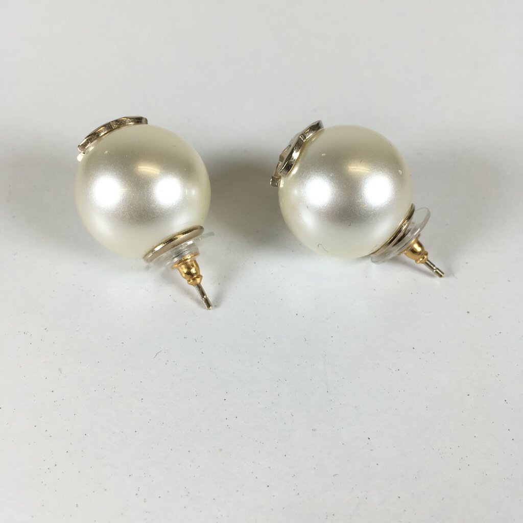 Chanel Big Pearl Earrings