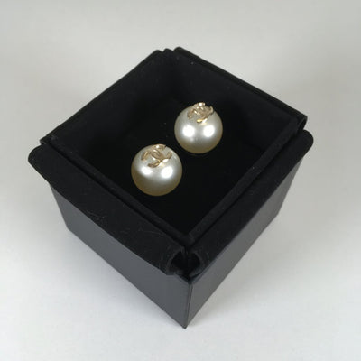 Chanel Big Pearl Earrings