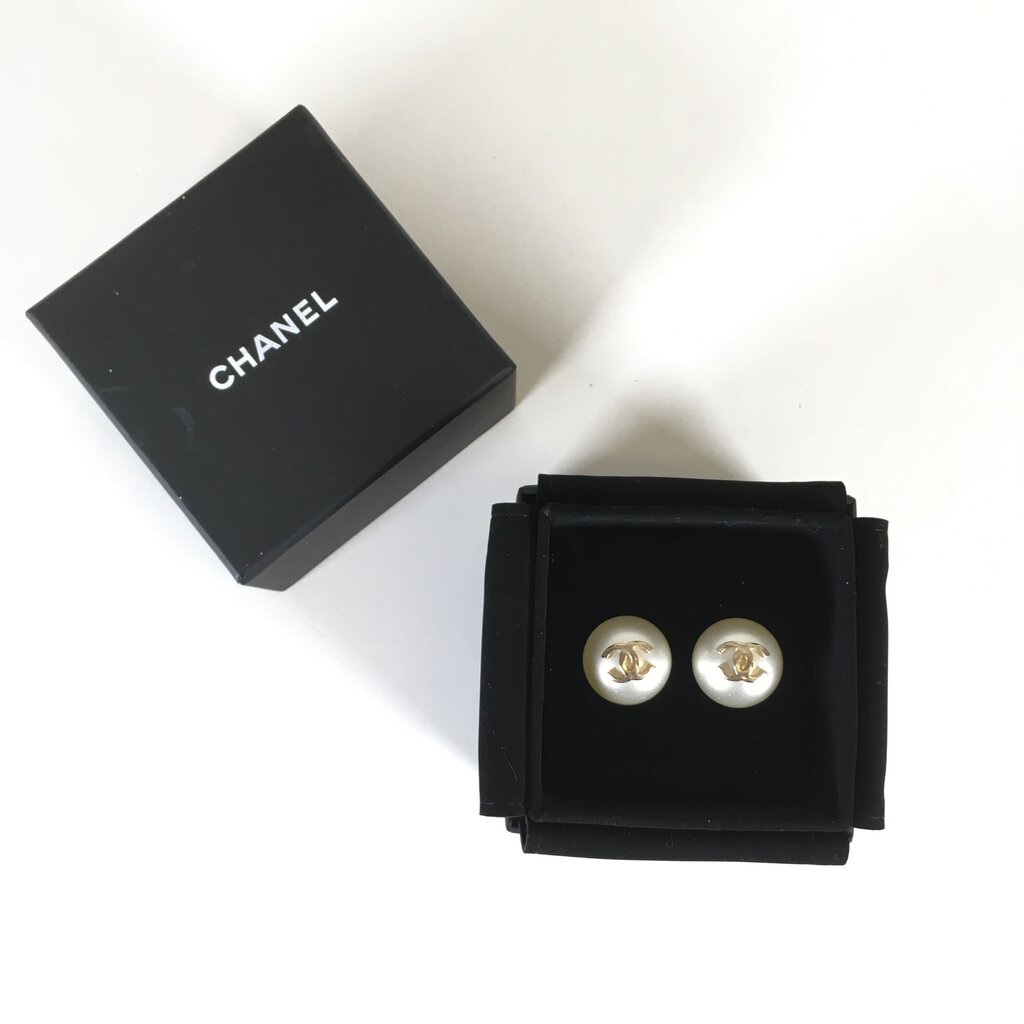 Chanel Big Pearl Earrings