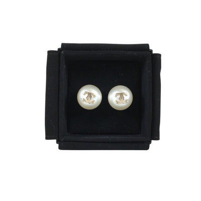 Chanel Big Pearl Earrings