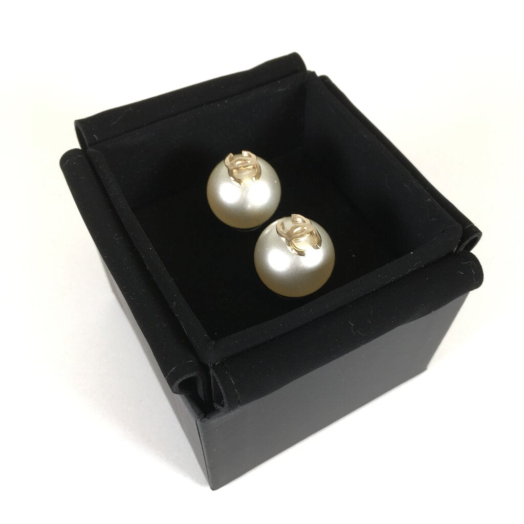 Chanel Big Pearl Earrings